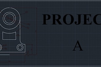 do mechanical autocad 2d drawings professionally