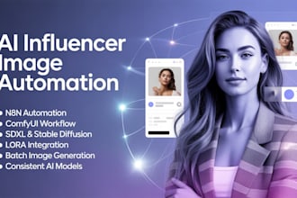n8n ai influencer comfyui workflow lora sdxl ai image workflow stable diffusion
