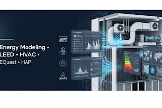 design equest modelling, energy modelling, leed, hvac and hap