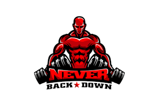 design excellent bodybuilding fitness logo
