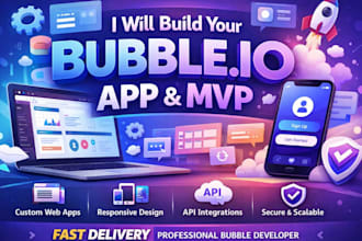 build bubble io web app bubble saas mvp figma to bubbble io bubble developer