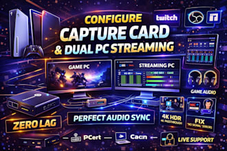 setup and fix capture card for dual PC gaming and live streaming