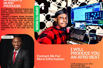 produce for you an afrobeat or afrohouse beat