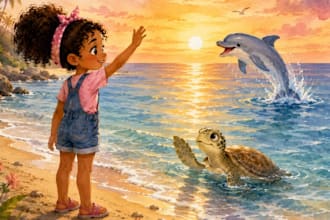 watercolor children book illustration, book illustration watercolor
