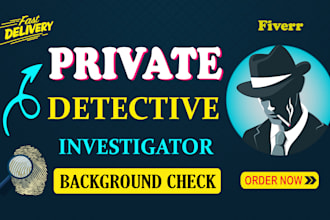 be your online detective, osint, private investigator and background checker