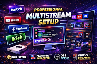 setup obs studio for multistreaming and tiktok livestream