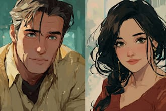 draw you in my semi realism style