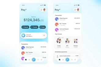 develop fintech app, wallet app, crypto investment app, neobank app