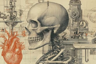 do medical, human anatomy and scientific illustrations