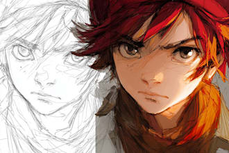 draw anime manga illustration
