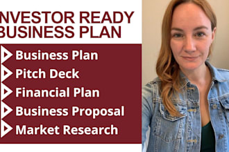 do grant research, pitch decks, write grant proposal, business plan