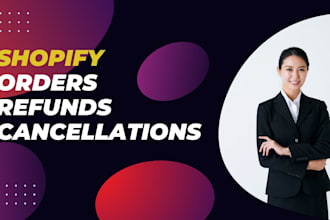 professionally shopify orders, refunds, and cancellations