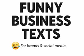 create humorous content for your brand or business and store