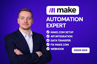 make automation, api integration setup make scenario, fix error