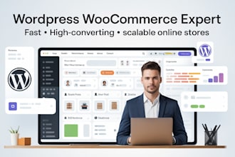 create a professional wordpress woocommerce online store for your busines