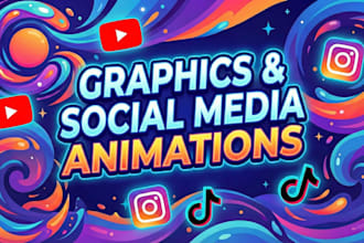 design social media posts and animated graphics