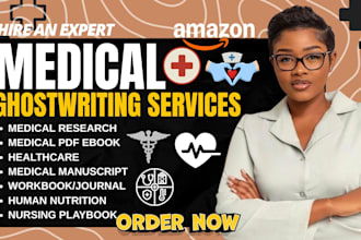 write medical ebook, nursing playbook, medical manuscript, self help ebook