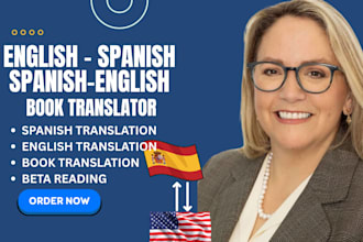 be your english, spanish book translator beta read christian manuscript