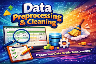 preprocess any dataset to train your model