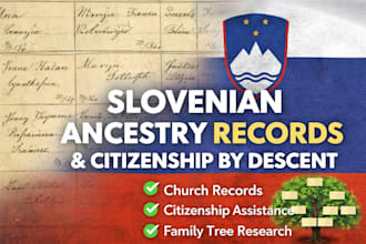 do genealogy research for your slovenian ancestry records
