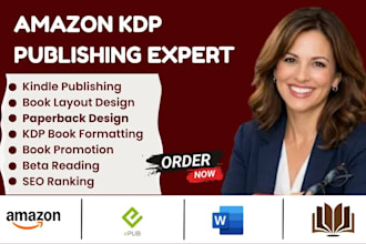 amazon KDP book formatting paperback kindle book promotion KDP self publishing
