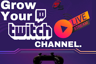 run organic promotion for your twitch channel to real and active audiences