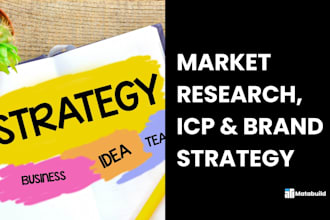 do market research and define your icp and brand strategy
