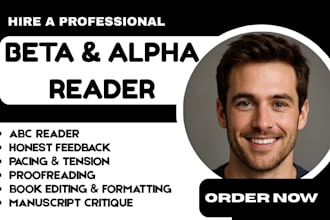 beta read and developmental edit your fantasy, sci fi, or romance book