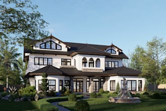 create architectural modeling rendering in sketchup d5