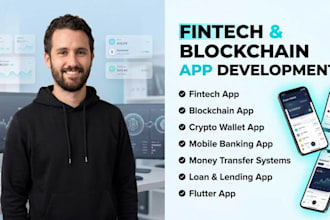 design fintech app, banking app, crypto app, and wallet app, flutter app