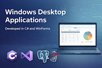 develop custom windows desktop applications using csharp