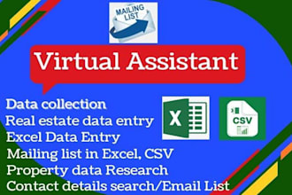 data entry expert and web research