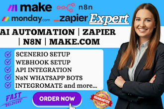make com automation, made com, fix make com automation scenario, API integration