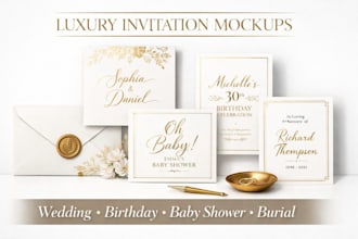 design editable canva invitations for wedding, birthday, and events