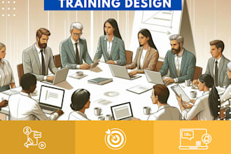 create professional training modules in french and english