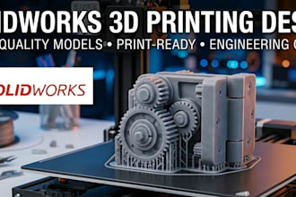 create print ready solidworks 3d models for 3d printing