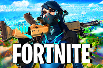 create 2 fortnite premium thumbnails in 24h