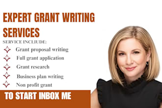 do grant research write grant proposal application and non profit grant proposal