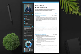 do resume design, writing and cv design templates