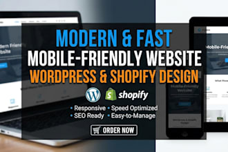 build responsive wordpress and shopify stores