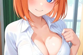 draw anime girl illustration, fanart sfw or nsfw
