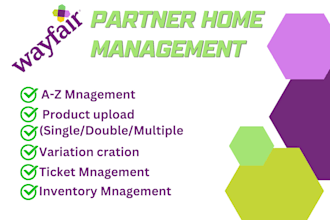 create a wayfair product listing or upload a CSV