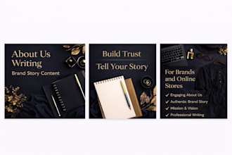write about us page content for clothing and ecommerce brands