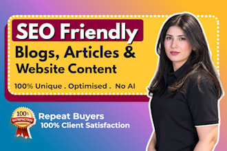 do SEO content writing, article writing and blog writing
