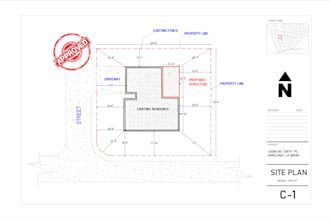 prepare site plan, plot plan, layout drawings for permit in 24 hrs