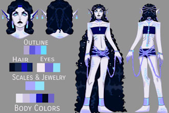 draw your oc character sheet