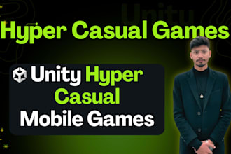 develop unity hyper casual games for android and ios