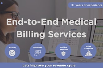 do medical billing, payment posting and rcm services including claims, denials