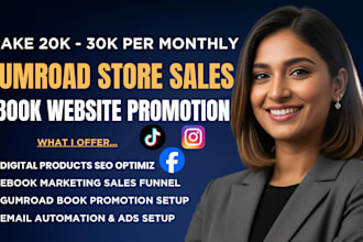skyrocket gumroad product gumroad digital product promotion with organic traffic