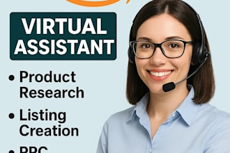 be your amazon virtual assistant for fba and store support